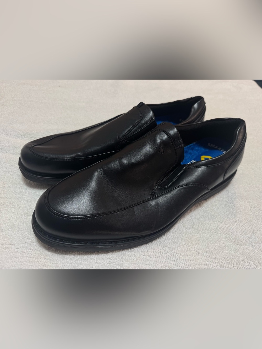 Nunn Bush Wade Work Moc Toe Slip On Comfortable Shoes Black 84915-001 Size 11W